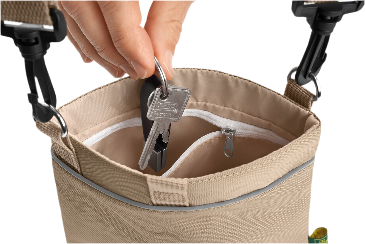 Hunter godbidstaske, Beige
