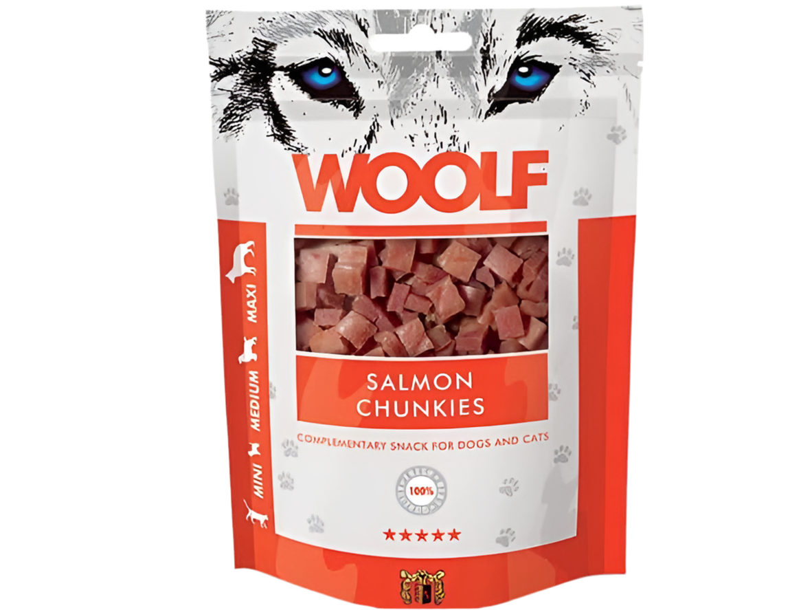 Woolf godbidder - Salmon Chunkies
