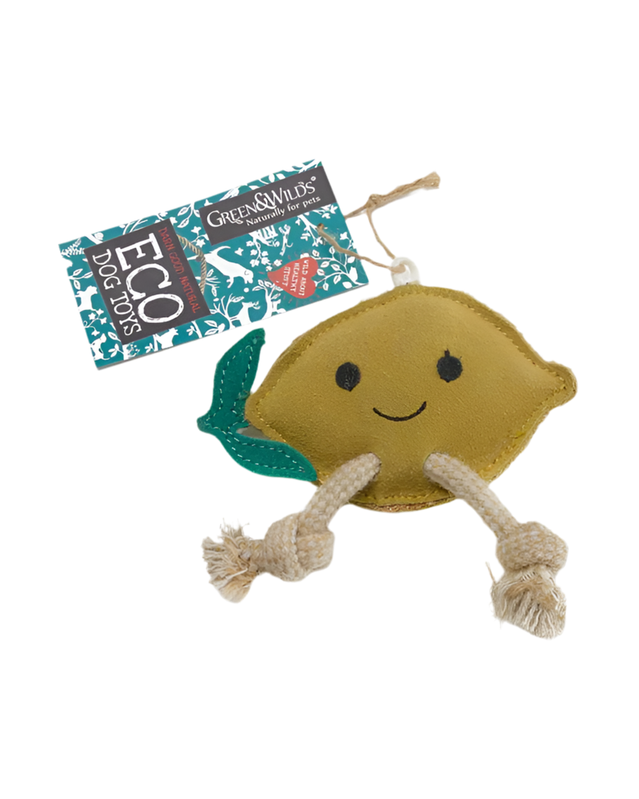 Eco dog toys - Citron