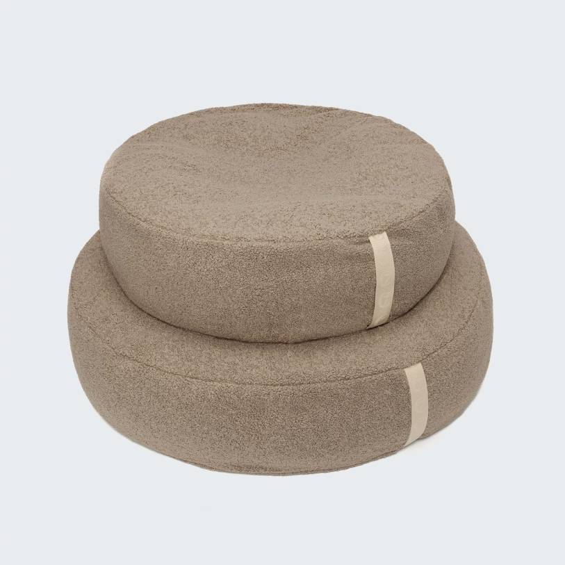 Cloud7 - Hundeseng pouf plush, beige