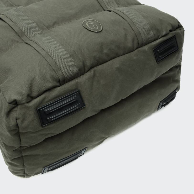 Cloud7 - Hundetaske bergamo, waxed cotton khaki