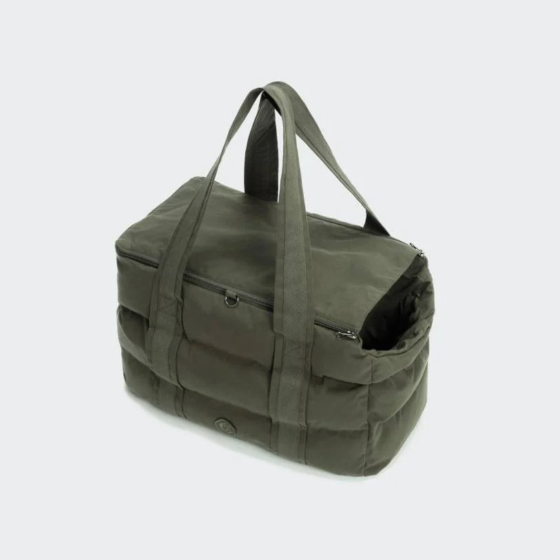 Cloud7 - Hundetaske bergamo, waxed cotton khaki