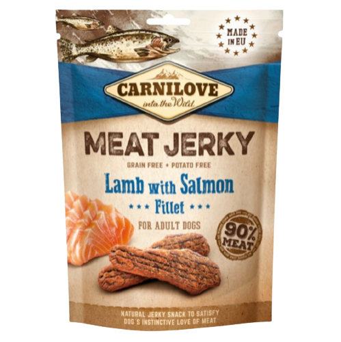 Carnilove - Meat jerky fillet lamb with salmon 100 g.