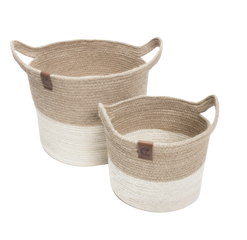 Cloud7 - Legetøjskurv jute, natural/creme