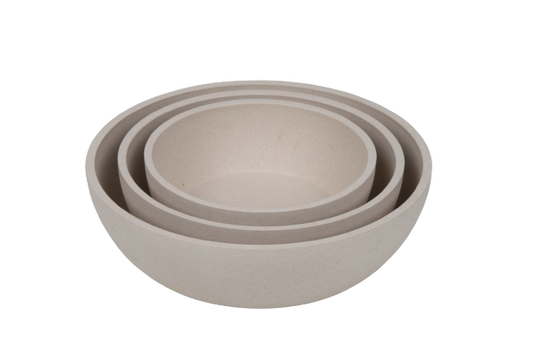District 70 - Bamboo bowl, beige