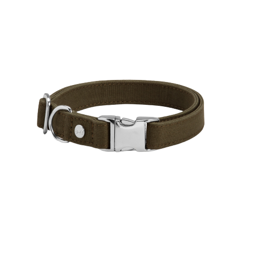 Denjo Dogs - Signature go halsbånd, khaki