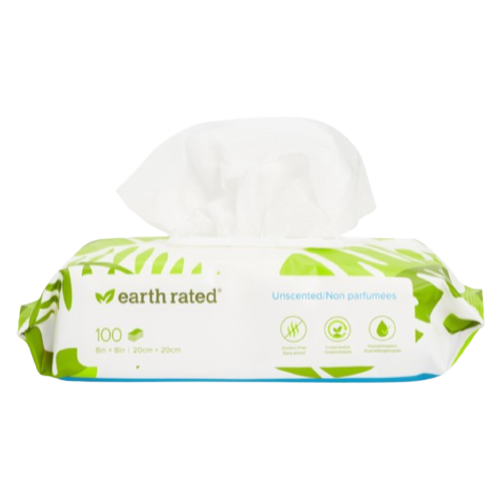 Earth Rated - Dog wipes, neutral