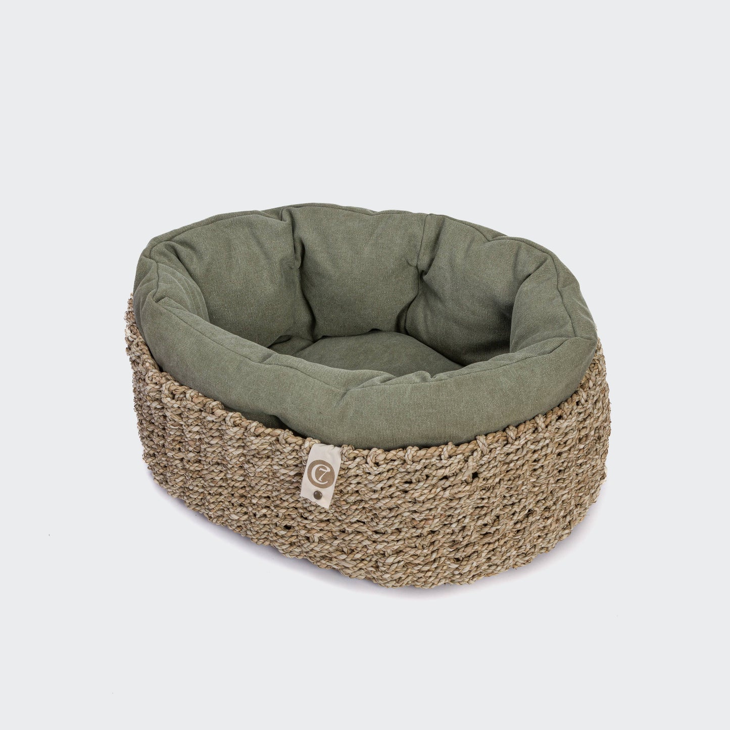 Cloud7 - Hundekurv lazy, canvas olive