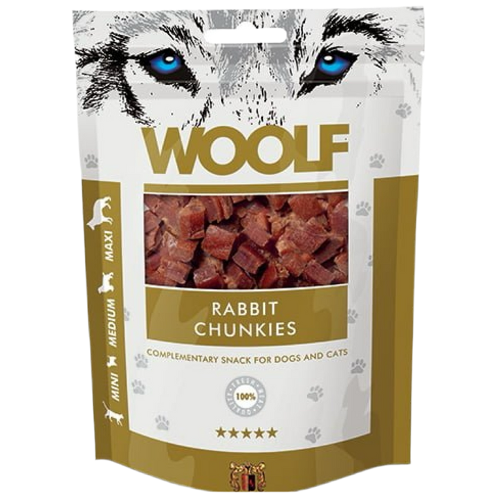 Woolf godbidder - Rabbit chunkies