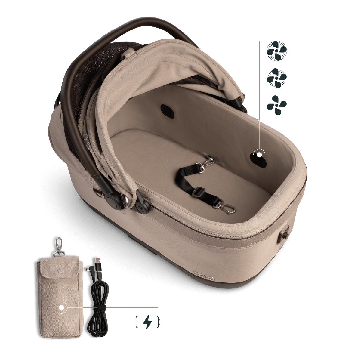 Tavo Pets - Roscoe Trek + Maeve Iso Wind series - Bestillingsvare