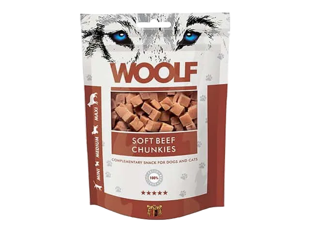 Woolf godbidder - Soft Beef Chunkies