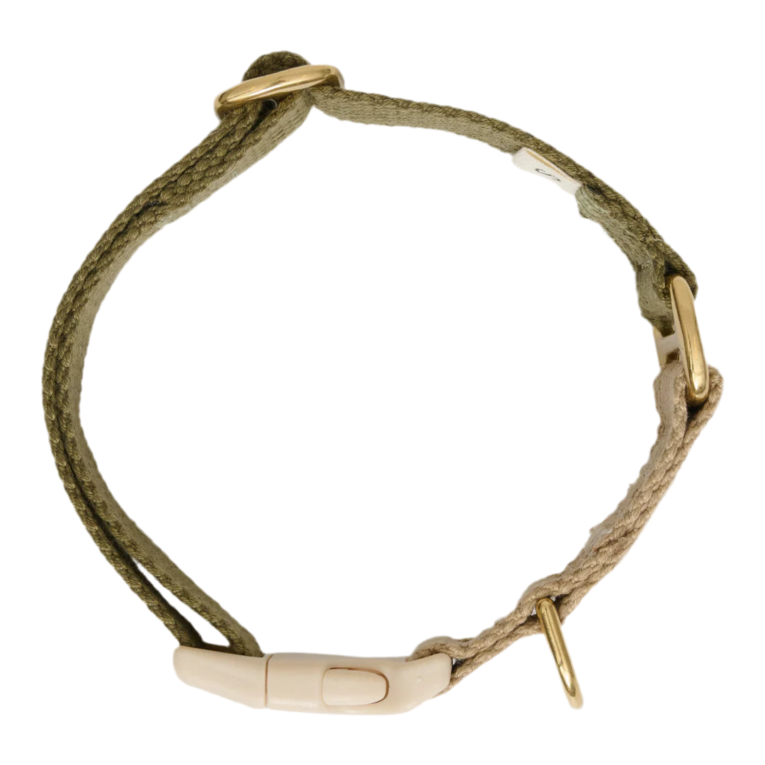 Drews Dogwear halsbånd Olive