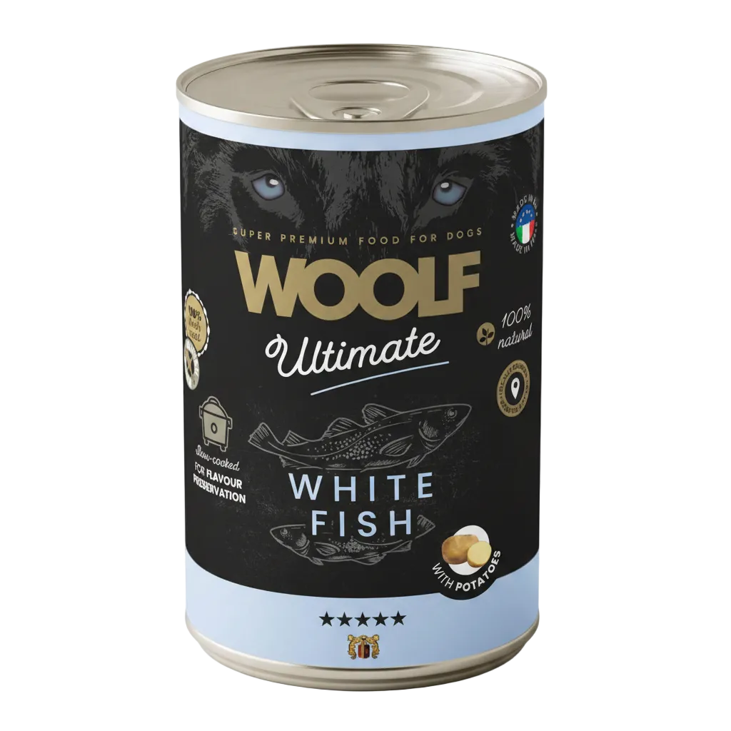 Woolf vådfoder - Ultimate White Fish