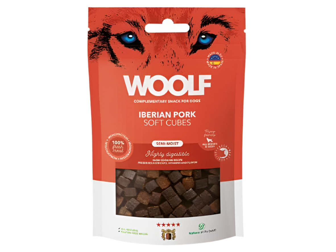 Woolf godbidder - Iberian Pork Soft Cubes