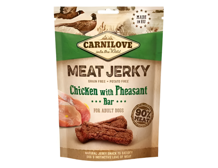 Carnilove - Meat jerky bar chicken with pheasant 100 g.