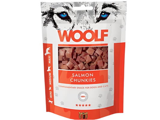 Woolf godbidder - Salmon Chunkies