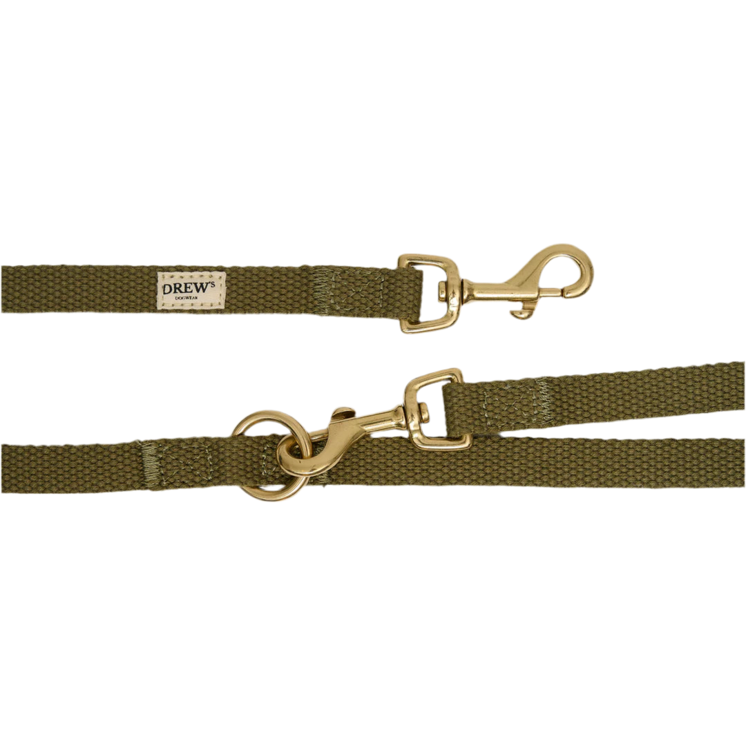 Drews Dogwear line i bomuld - Olive
