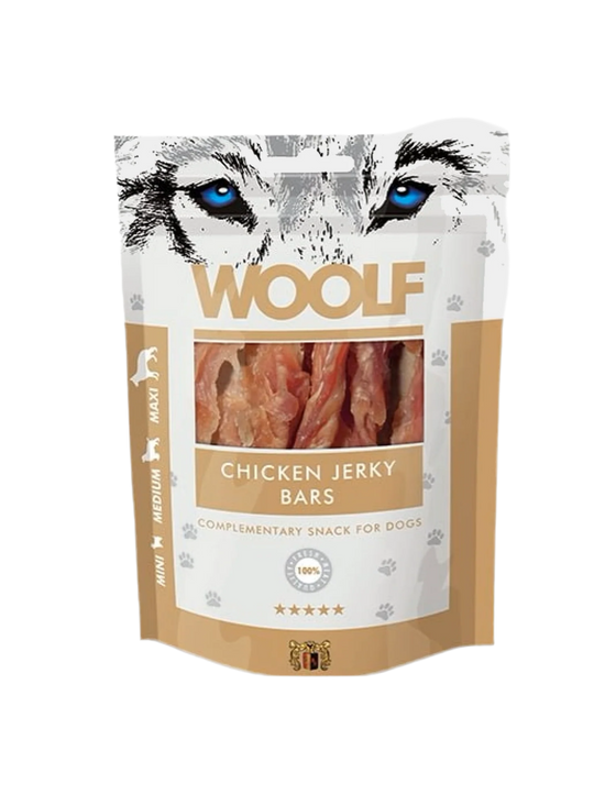 Woolf godbidder - Chicken jerky bars