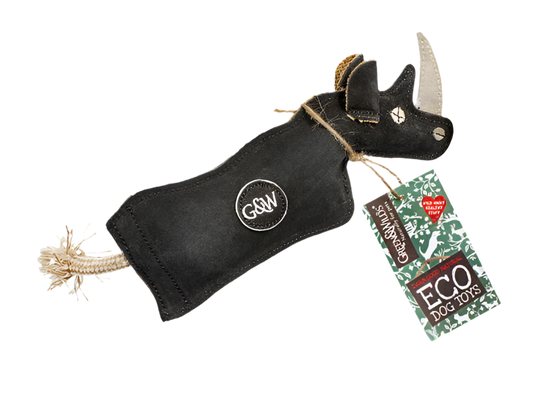 Eco dog toys - Rhino