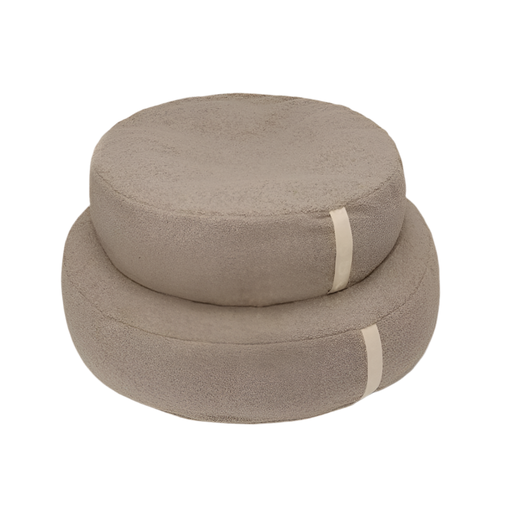 Cloud7 - Hundeseng pouf plush, beige