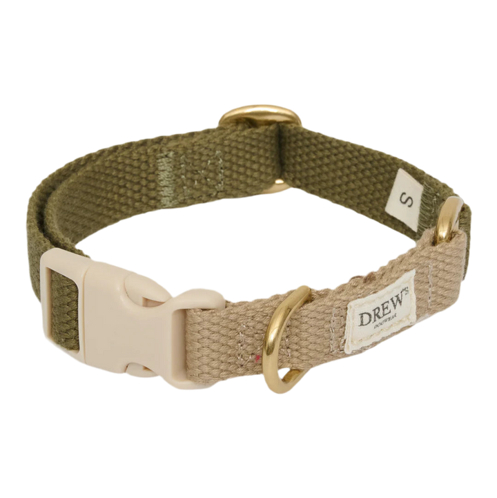 Drews Dogwear halsbånd Olive