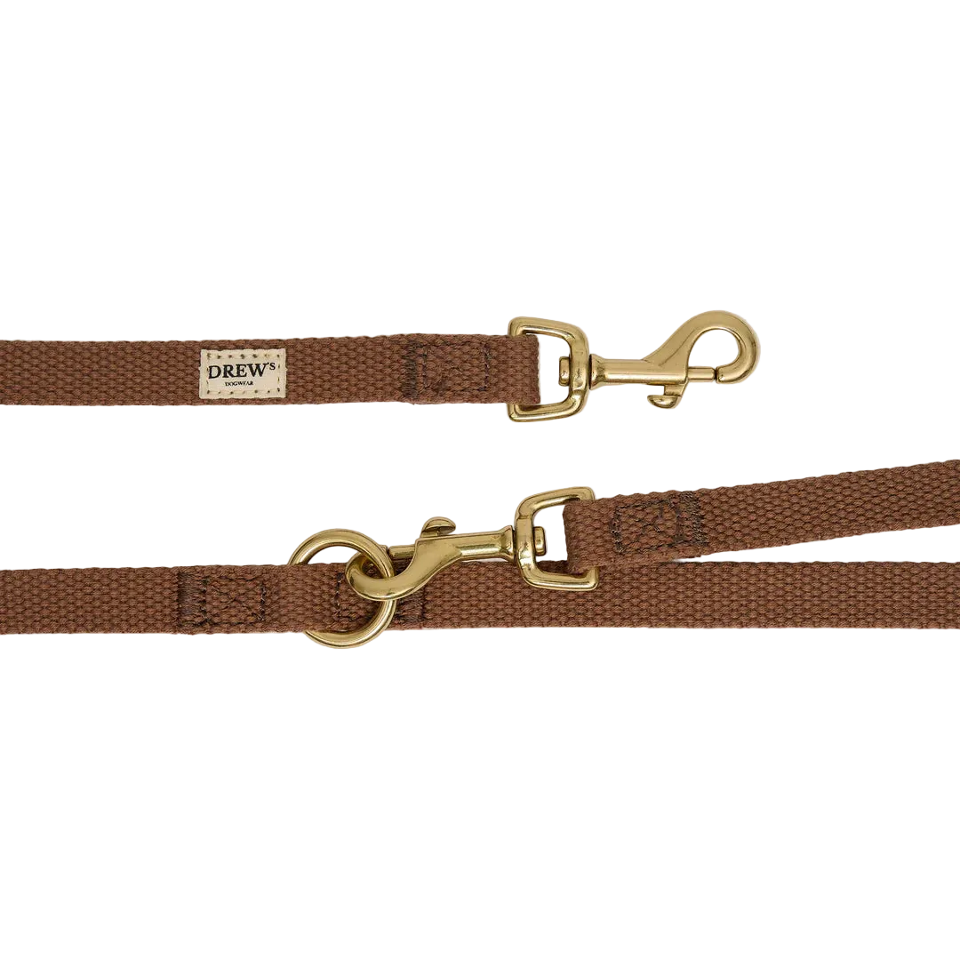 Drews Dogwear line i bomuld - Brun