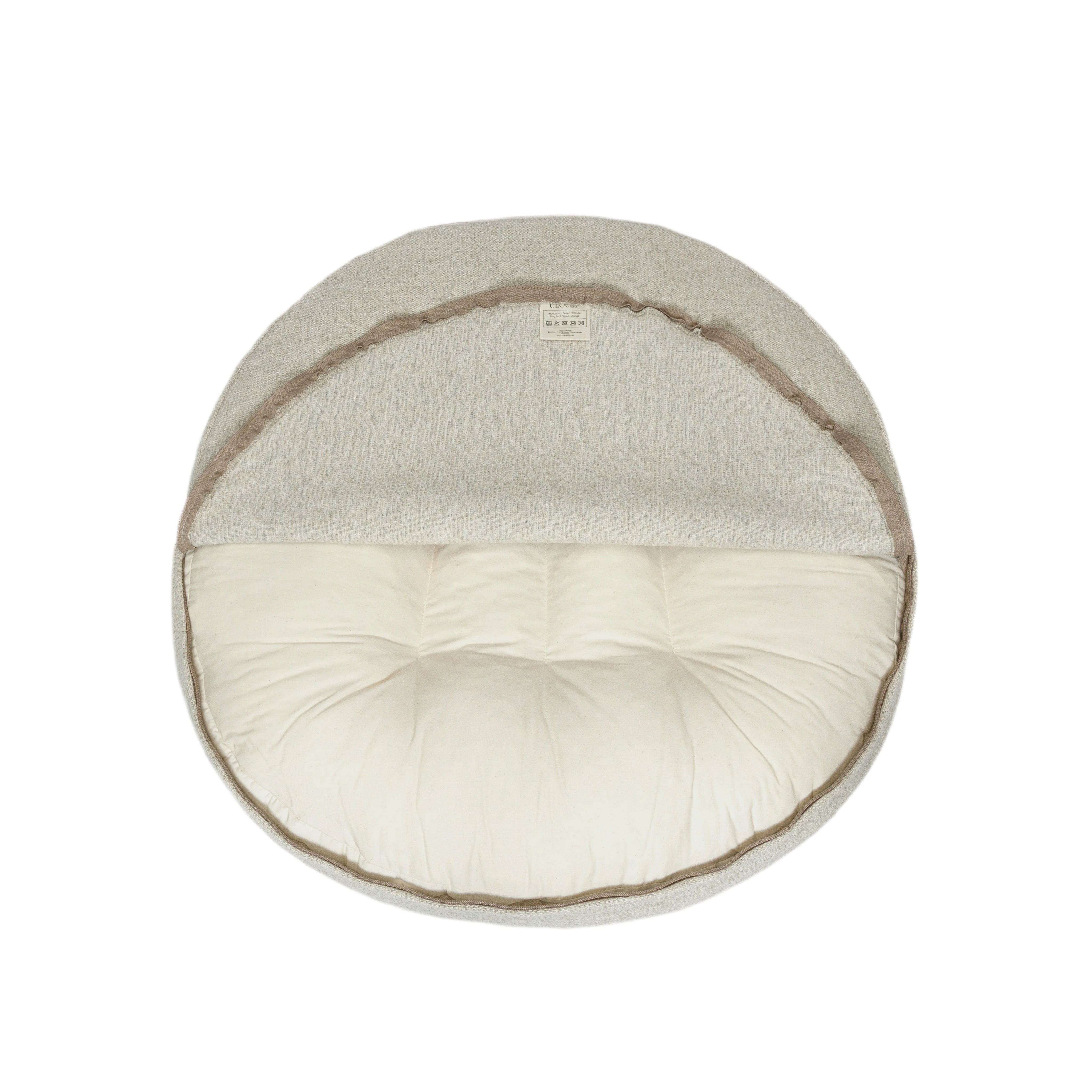 Cloud7 - Hundeseng, Tweed Melangé Cream
