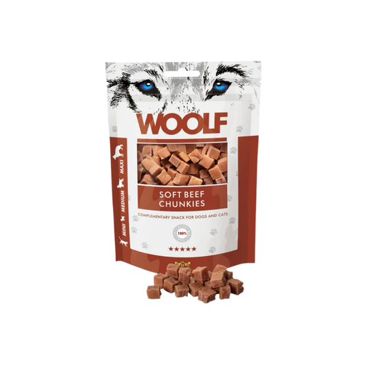 Woolf godbidder - Soft Beef Chunkies