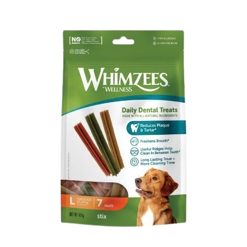 Whimzees - Dental Stix - L