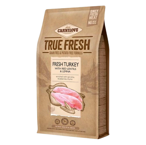 Carnilove true fresh - Fresh turkey with red lentils and lemna