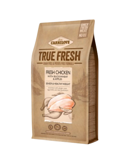 Carnilove true fresh - Fresh chicken with buckwheat and apples, senior and healthy weight