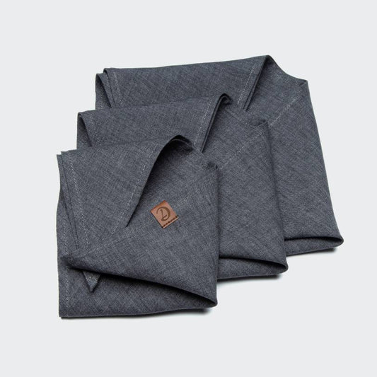 Cloud7 - Bandana, natural linen indigo