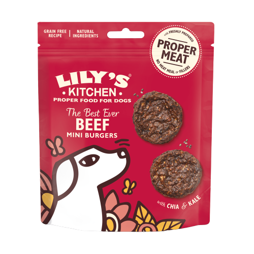 Lily's Kitchen - The best ever beef mini burgers, 70 g.