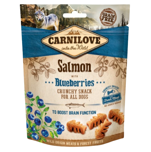 Carnilove - Crunchy snack salmon with blueberries 200 g.