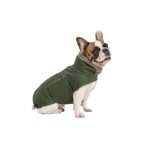 Cloud7 - Hundejakke brooklyn fransk bulldog, flannel fern green