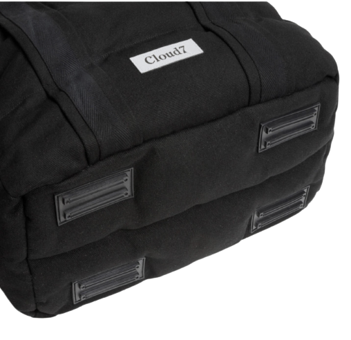 Cloud7 - Hundetaske bergamo, canvas black