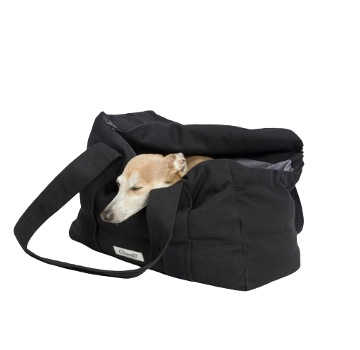 Cloud7 - Hundetaske bergamo, canvas black