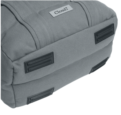 Cloud7 - Hundetaske bergamo, canvas grey