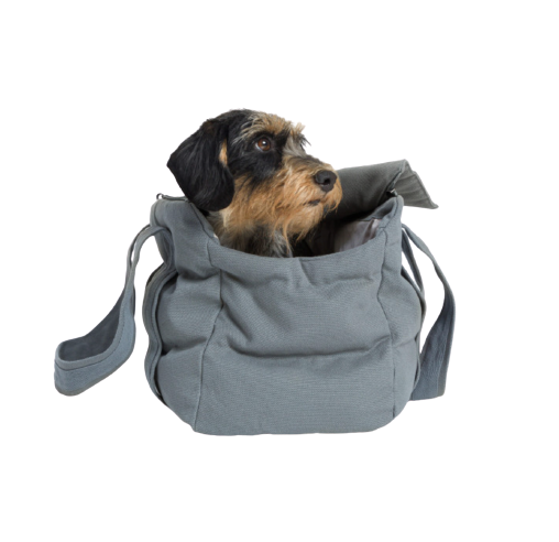 Cloud7 - Hundetaske bergamo, canvas grey