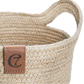 Cloud7 - Legetøjskurv jute, natural/creme