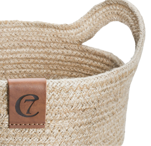 Cloud7 - Legetøjskurv jute, natural/creme
