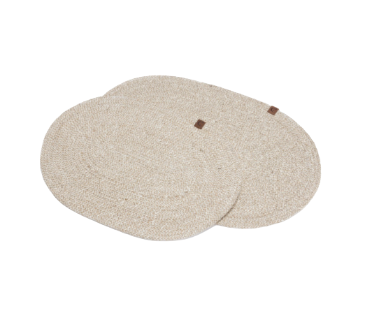 Cloud7 - Spiseunderlag jute, natural/cream