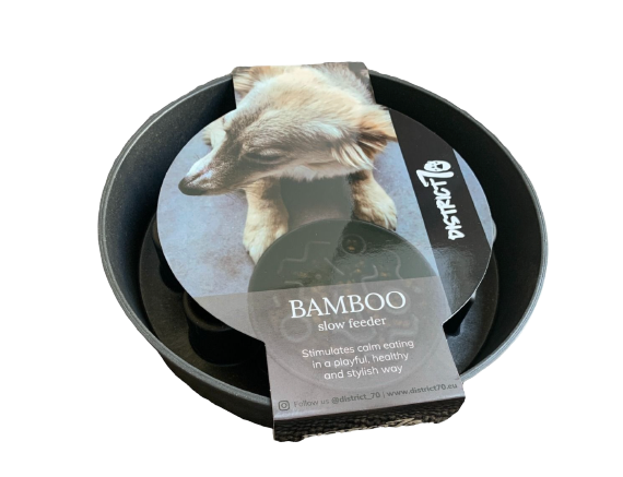 District 70 - Bamboo slow feeder, mørkegrå