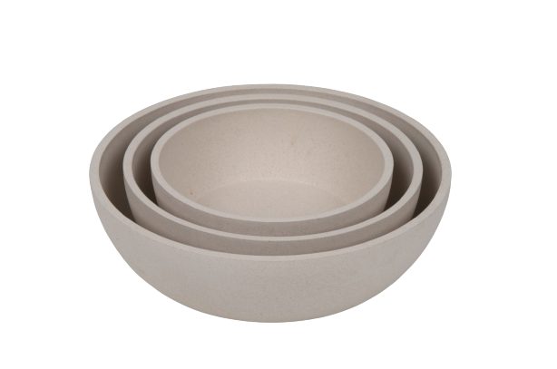 District 70 - Bamboo bowl, beige