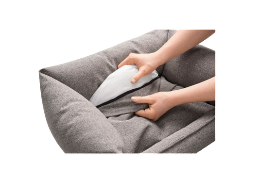 Hunter - Prag hundeseng, grå