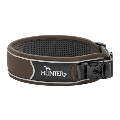 Hunter - Divo halsbånd, brun/grå